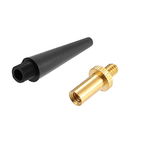 X Autohaux 1 Set Universal Bicycle Tire Valve Adapters With Inflation Needles Tapered Nozzles For Bicycle Inflation Devices #TOP4