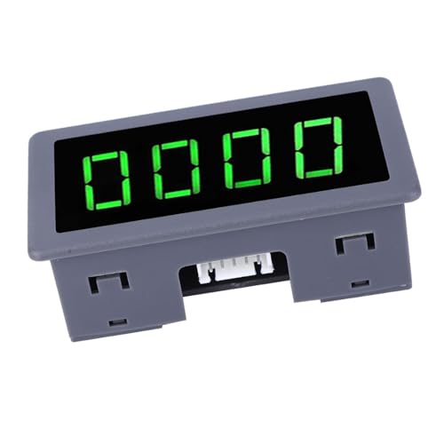 Green 4 Digit LED Motor Tachometer RPM Speed Measure Meter NPN Hall Proximity Switch Sensor Stable Digital Tachometer for Industrial