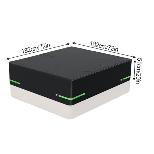 Housse de spa carrée pour protéger votre jacuzzi de terrasse - 5