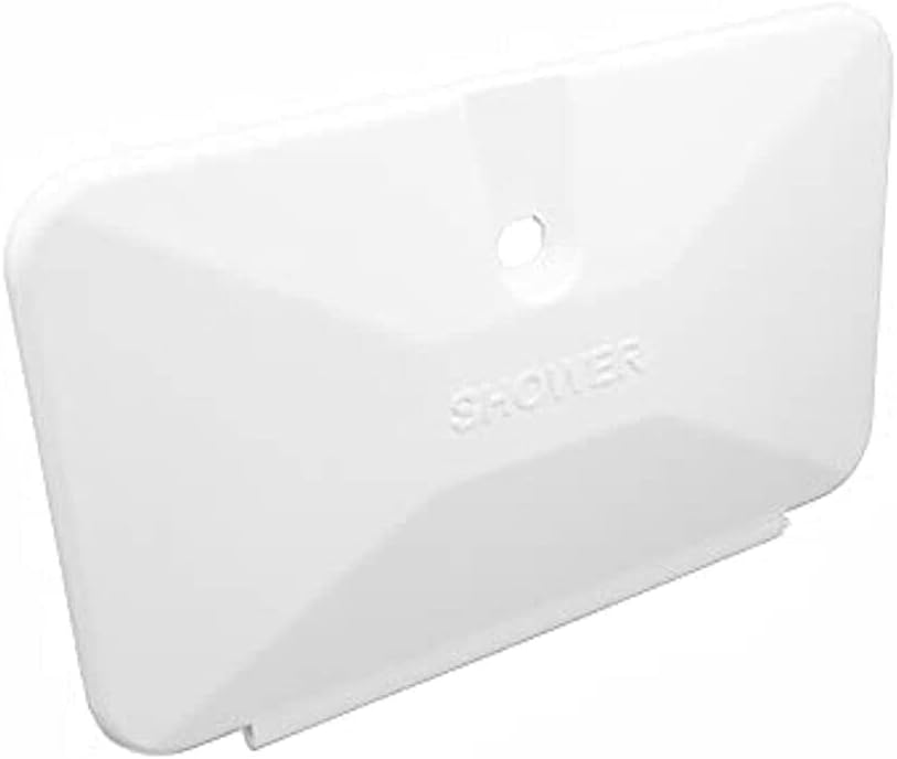 Thetford|B&B Molders RV Replacement Parts and Accessories RV Camper Exterior 12.875 inch x 7.75 inch Shower Door Without Access Door Polar White PN 94188