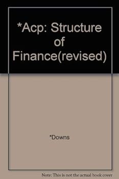 Paperback *ACP:STRUCTURE OF FINANCE(REVISED) Book