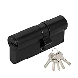 DOMINO Profilzylinder HOMER ECOLINE K5 30/35 Schwarz Schließzylinder Türzylinder Einsteckschloss Türschloss mit 5 Schlüsseln Innen­tür Schloss