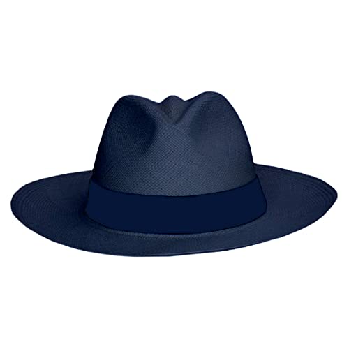 Image of Gamboa Original Panama Hat for Men and Women Fedora Straw Summer Beach Sun Hat Protection UV UPF50+