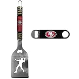 Siskiyou NFL San Francisco 49ers Tailgater Spatula w/Bottle Opener, One Size, Team Colors