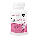 Smart Solutions Estrosmart Vegetarian Capsules, Balances Hormones, Supports Estrogen Metabolism, and Controls Breast Pain. With Calcium D-Glucarate, and DIM, Gluten-Free, Soy-Free, No Artificial Preservatives or Sweeteners, 60 Count
