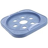 Garneck Praktischer Gasflaschenhalter mit verschiebbarem Gasflaschentablett Belastbarer Gasflaschenständer Bodenschonender Küchengaszylinderträger Mobiler Gaszylinderständer