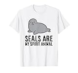 Seals Are My Spirit Animal. Bonita ropa de sellado para niñas o niños que son fanáticos de los sellos. Perfecto si los sellos son tu animal favorito.