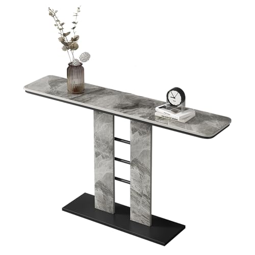 Mesa de sofá para salón moderna y decorativa en color negro