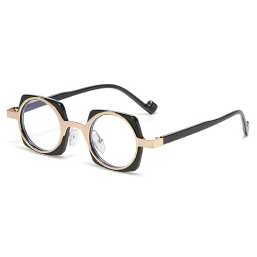 Verres transparents et monture rétro couleur bonbon pour ces lunettes de soleil carrées
