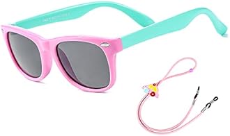 Flexible Kids Sunglasses Polarized Sun Glasses Girls Boys Shades UV400 Protection Eyewear for Age 2-8