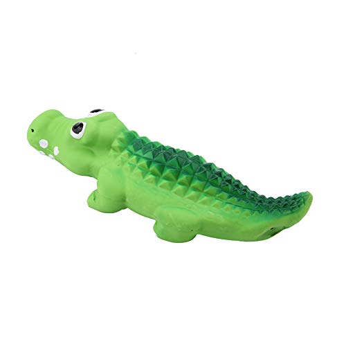 Brinquedo de látex fofo crocodilo para mastigar cachorro cachorro gato brinquedo durável resistente