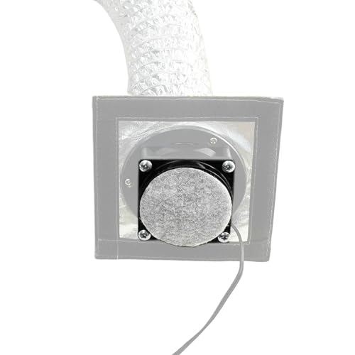 1-Pack Three Layers Filter Cottons with Fan Adapter Bracket for 3D Printer Enclosure Tent with 70mm Cooling Fan Ventilation System use - Thumbnail 5