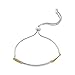 Silpada 'Curved Arrow' Bolo Chain Bracelet in Sterling Silver & Brass, 9