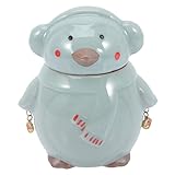 Pot de bonbons - avec une apparence délicate, le pot de stockage de thé peut être utilisé comme décoration de bureau, boîte de stockage de thé