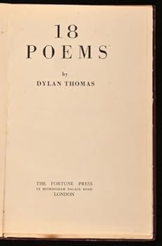 Hardcover 18 poems by Dylan Thomas Book