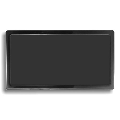 DEMCiflex Computer Dust Filter, 2 x 140mm ID Rectangle, Black Frame/Black Mesh