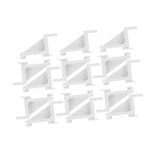 VALICLUD 15 piezas Clips de Estante de Congelador de Plástico para Refrigerador Soporte de Estante Reutilizable de Compatible con Congeladores y Vitrinas
