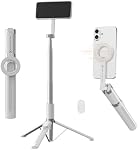 K&F CONCEPT Léger 71 inch Magnétique Selfie Stick Tripod 1.8m Porte-téléphone portable extensible avec télécommande, 3-Axis Rig en aluminium Vlog pour iPhone 17 16 15 14 Pro Max MS18