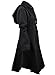 Azbro Women Modern Outdoor Wool Blended Classic Pea Coat Jacket, Black XXL