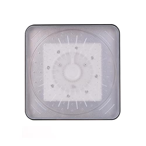 WKWPYCYUH Colorful LED Square Rainfall Shower Head Spary Light Water Sprinkler Bathroom Wall Mounted Bathroom Tool Led Showerhead shower head