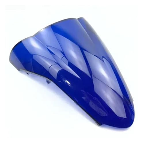 Pare-brise moto circulation d'air VFR800 bleu contre la fatigue des cervicales