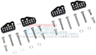 Axial Capra 1.9 Unlimited Trail Buggy Upgrade Parts Aluminum Front & Rear Shock Mount - 28Pc Set Black