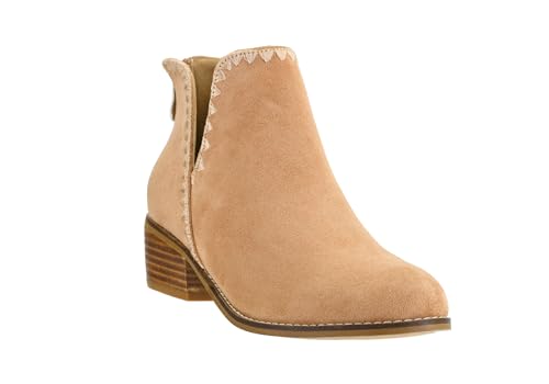 Corkys Footwear Spice It Up 2-Inch Stacked Heel Booties Black Faux Suede with Memory Foam Insoles and Back Zipper - Versatile Fall Fashion Essential3