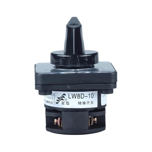 Commutateur à came inverseur LW8D-10 triphasé 10A et interrupteur rotatif de commande - 3