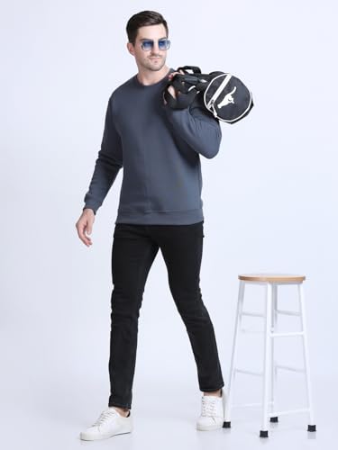 Image of SPUNN Men's Cotton Round Neck Full Sleeves Sweatshirt.