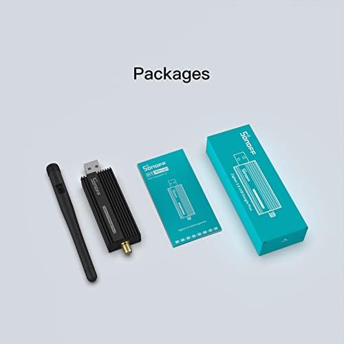 SONOFF Universal Zigbee 3.0 USB Dongle Plus Gateway with Antenna for Home Assistant, Open HAB etc.