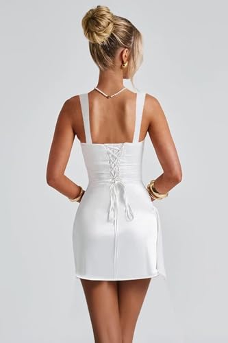 Satin Homecoming Dresses Short A Line Cocktail Party Dress Hi0414