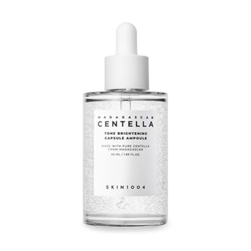 SKIN1004 Tone Brightening Capsule Ampoule - Sérum Anti-Taches Éclaircissant - 4 Percent Niacinamide et 2 Percent Acide Tranexamique - Pour Peaux Sensibles et Mixtes - 50ml (50)