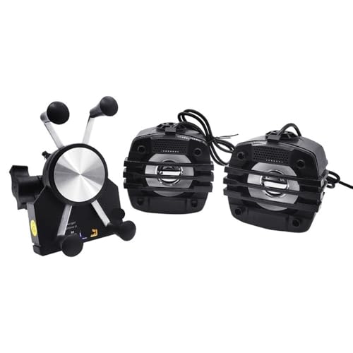 Soporte parlante para motocicleta con cargador y audio miniatura 3