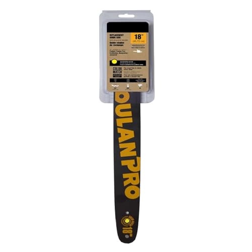18-in Guide Bar Compatible With Poulan Pro Chainsaw Fits PP262 PP4018 PP4218 PP4218A PP4218AV PP4218AVHD PP4218AVX PPB1838 PPB4018 PPB4218 44689 952044689