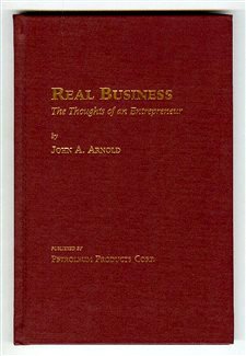 Hardcover Real Business : The Thoughts of an Entrepreneur Book