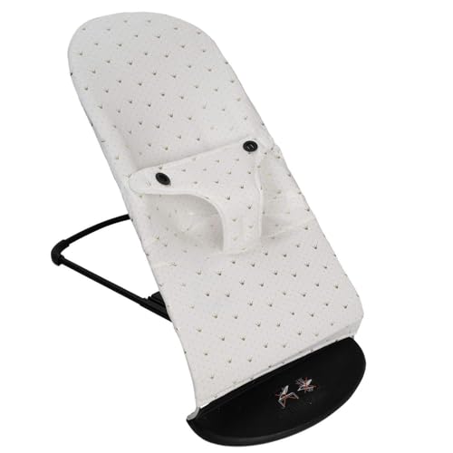 Funda Algodón Hipoalergénica, Hipersuave y Transpirable para Hamaca Babybjörn Balance, Soft y Bliss (Coronas)