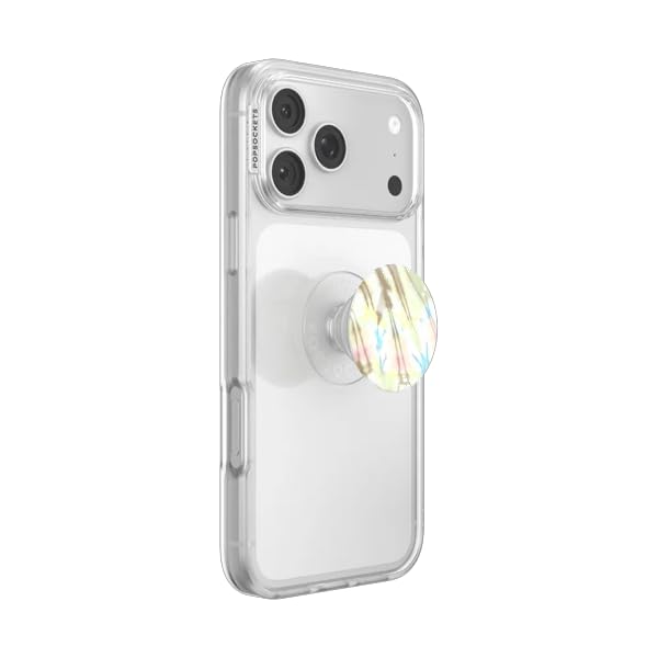 Image of PopSockets PopTop, Adhesive Phone Grip with Swappable Top, Purple - Rigid Tie Dye