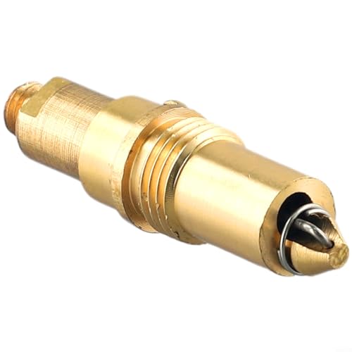 Honseadek Bonde de rechange pour lavabo et baignoire, mécanisme clic-clac, noyau à ressort, filetage M8, construction en laiton, placage adapté au matériel de salle de bain