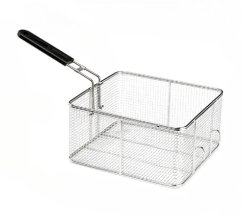 Heuitgs 8L 油ちょうりかご ステンレス製 取り外し可能ハンドル付き? 家庭用、業務用両対応 油切り機能 ポテトフライ、唐揚げ用 キッチン用品 (08)