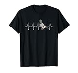 Das Herzschlag Tauben Design mit einer Brieftaube ist das perfekte Geschenk für alle Taubenzüchter.