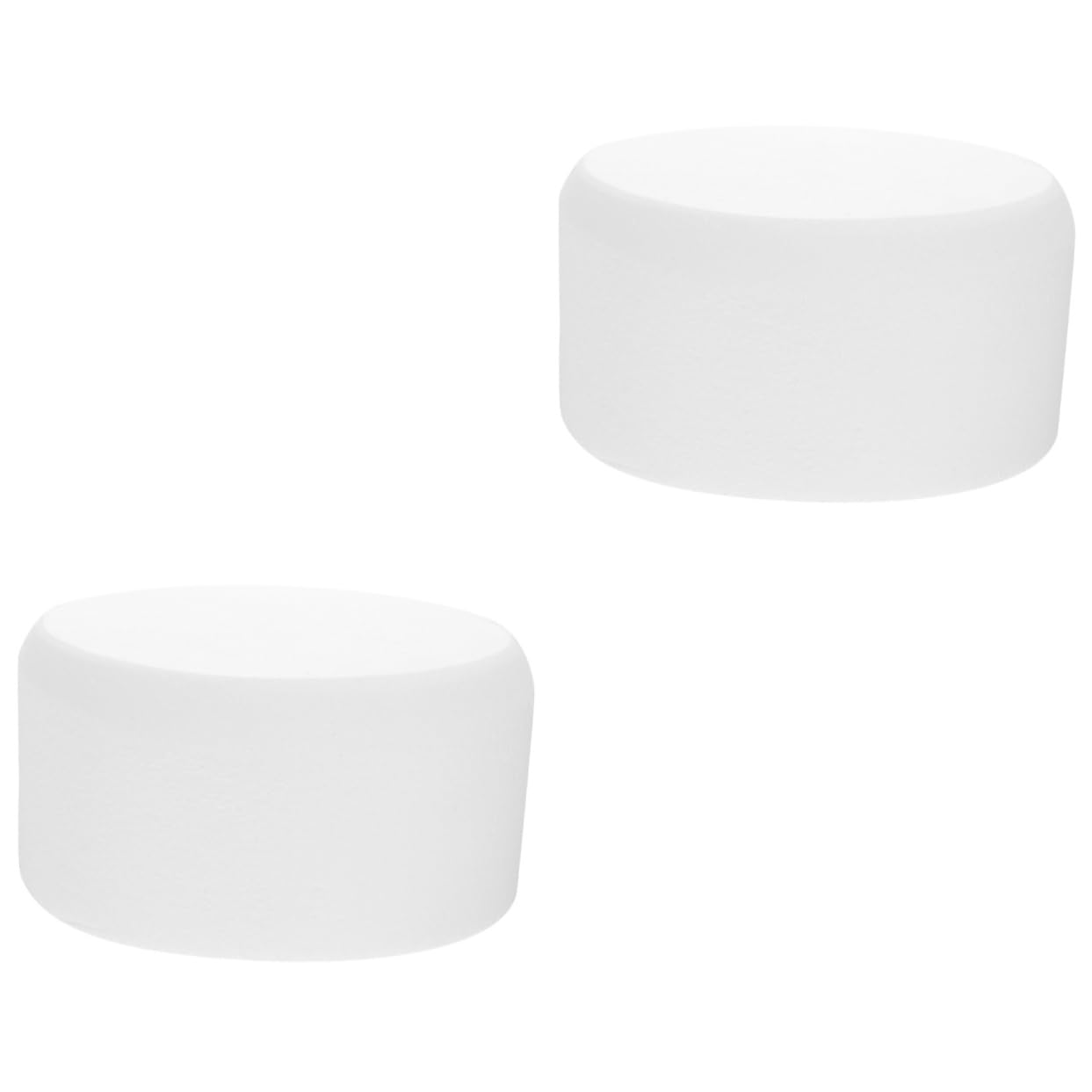 Alipis 2pcs Cake Mold Bakery Cake Bakery Cake Dummies Cake Baking Supplies Cake Decorating Models Bakery Cake Prop Round Cake Fake Cake Practice Tools Foam White