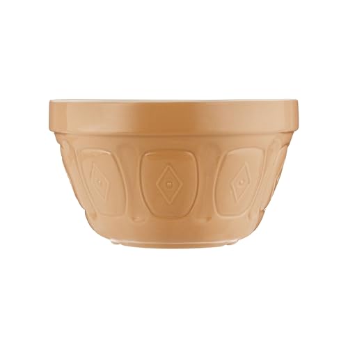 Mason Cash Cane Pudding Basin 16cm | 900ml Traditional Steaming Bowl | Classic Earthenware Design | Vented Base | Ideal for Prep Serving & Baking | Iconic British Kitchenware