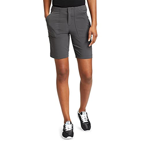 Eddie Bauer Women s Horizon Bermuda Shorts, Dark Smoke, 8