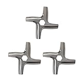 Universal Steel Blade for Hand Meat Grinder - Size #5 - Electric Grinding Accessories Parts - Replacement Metal Cutting Knife (3)