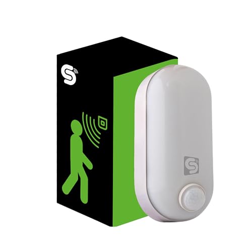 Image of PIR Motion Sensor Bulkhead Light, 12W LED, Cool White ESY-L12EXP | ESY-L12EXP