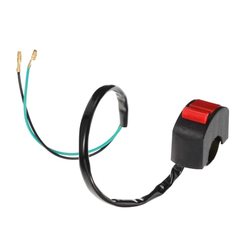 FUNOMOCYA Interruptor de Faro de Motocicleta LED de Manillar Encendido y Apagado Interruptor de Líneas Compatible con Mayoría de Motocicletas y Scooters