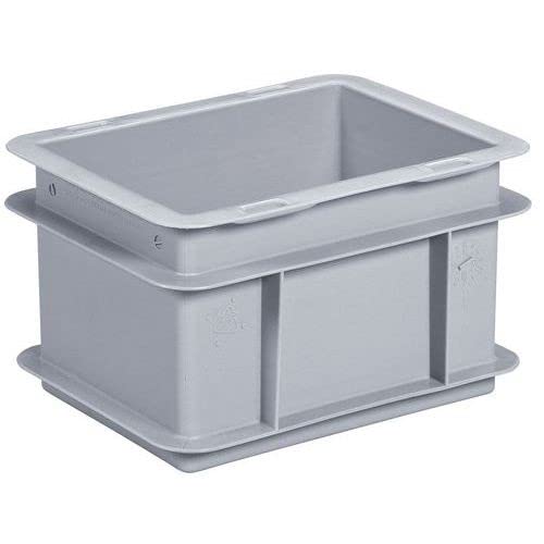 Horison Industries 10 pcs 2L Euro Box, Euro Container Plastic Crate, Crates Storage Boxes, Stacking Crates, Storage Boxes, Van Storage Boxes, Plastic Storage Crate, Plastic Milk Crates, 200x150x120mm