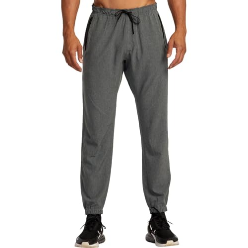 Pantalon de survêtement athlétique RVCA Sport Yogger pour homme, coloris noir classique