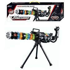 Vangaurd M134 LASER LIGHT GATLING GUN TOY LIGHTS, SOUND