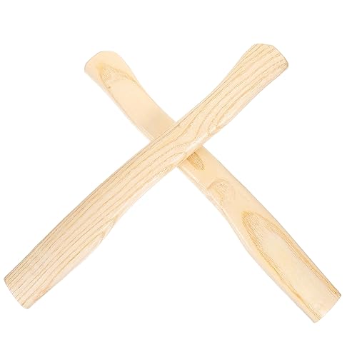 CIYODO 2pcs Replacement Wooden Handles for Hatchets Durable Hard Axe Handles with Smooth Surface for Comfortable Grip for Camping and Outdoor Travel